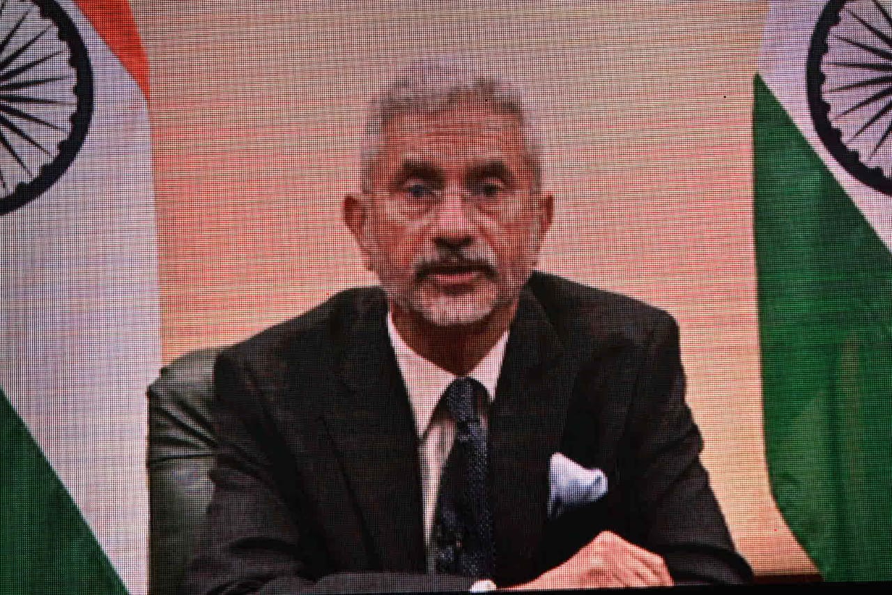 नेपालको पुनर्निर्माण सम्बन्धी सम्मेलनलाई भारतीय विदेशमन्त्रीको सम्बोधन