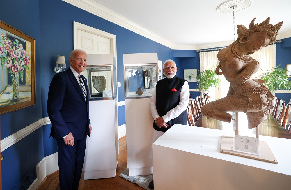मोदी र बाइडेनबीच अमेरिकामा भेटवार्ता