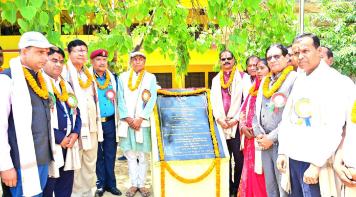 बारामा भारत सरकारको सहयोगमा विद्यालय भवन निर्माण सुरू
