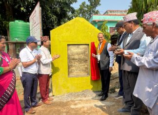भारतीय सहयोगमा कैलालीमा विद्यालय भवन बन्दै